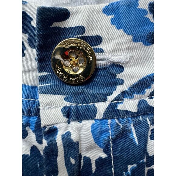 Lilly Pulitzer The Callahan short blue and white size 0 - Picture 3 of 7